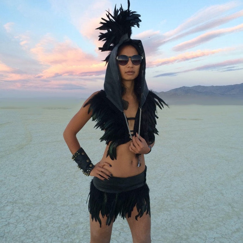 EXOTICA Ana Carte Brand Feather Bralette size M/L - Picture 8 of 8